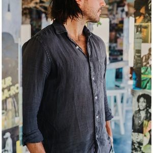 Faherty Laguna Linen shirt size M